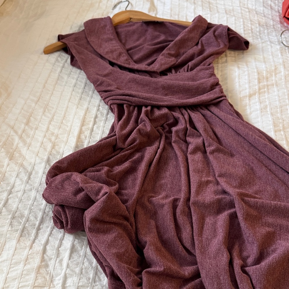 Max & Cleo Plum Maxi Dress
